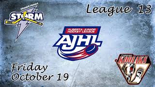 Kodiaks Hilites Gm 13 Grande Prairie Storm  Camrose Kodiaks October 19 2024 [upl. by Inaleon440]