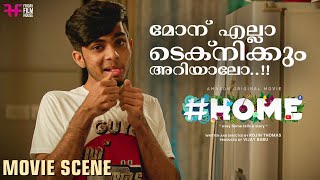 മോന് എല്ലാ ടെക്‌നിക്കും അറിയാലോ  Home Movie Scene  Sreenath Bhasi  Naslen [upl. by Nelleh]