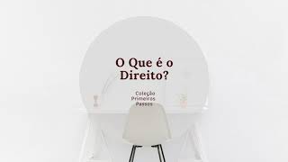 O QUE É O DIREITO  Coleção Primeiros Passos  AUDIOLIVRO [upl. by Katharina]