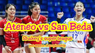 Ateneo vs San Beda highlights game  shakeys pre season championship 2024 [upl. by Elockin761]