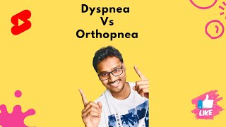 Dyspnea vs orthopnea [upl. by Acimak]