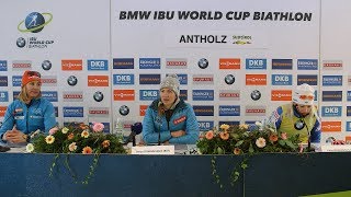 ANT18 Womens Mass Start Press Conference [upl. by Arni]