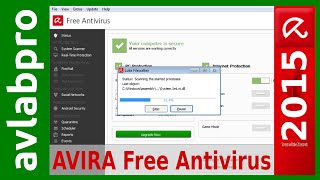 AVIRA 2015 Free Antivirus  Install and Scan [upl. by Ellak]