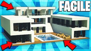 COME COSTRUIRE UNA MEGA VILLA MODERNA ASSURDA SU MINECRAFT FACILE  Minecraft Tutorial ITA [upl. by Joachim345]