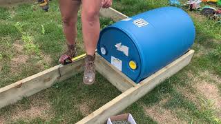 Build a Floating Dock DIY How to build with barrels [upl. by Gavrielle]