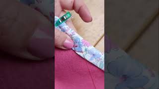 Hand stitching the binding and using decorative stitches more in tonight’s full length video [upl. by Annavoig]