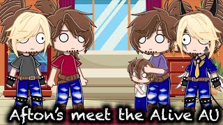 Afton’s meet the Alive AU  Afton family  Gacha Club Mini Movie [upl. by Felic553]