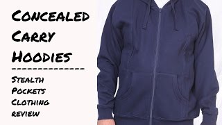 Concealed Carry Hoodie Stealth Pockets Clothing Review Geauga Firearms Academy [upl. by Inohtna]