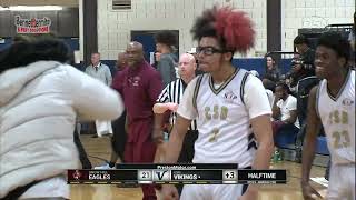 Highlights CambridgeSouth Dorchester vs Snow Hill Boys Basketball 1A East Region Final [upl. by Sivraj]