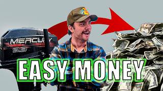 How I Flip Boat Motors for Cash to PAY MY BILLS Side Hustle [upl. by Albric842]