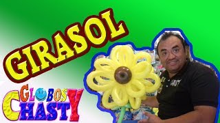 decoracion con globos GIRASOL CON GLOBOS CHASTY [upl. by Anderegg850]