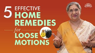 Top 5 Effective Home Remedies for Loose Motions  Simple Solutions for Diarrhea Relief  Dr Hansaji [upl. by Jasik469]