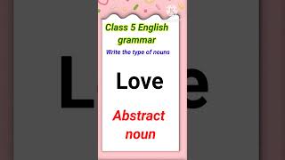 Class 5 English grammar Class 5 English Class 5 nouns Class 5 Shorts [upl. by Nnaj]