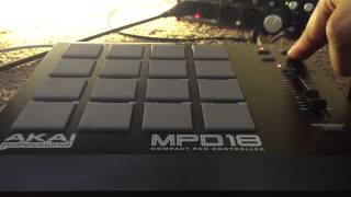 Akai MPD18 Tutorial Pt 1 [upl. by Hebel828]