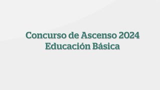 ¿Cómo inscribirse en el Concurso de Ascenso 2024 Educación Básica [upl. by Kristopher]