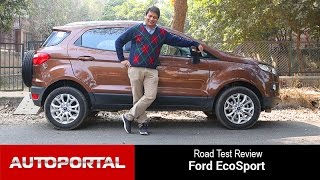 2016 Ford Ecosport Test Drive Review  Autoportal [upl. by Alliuqahs734]