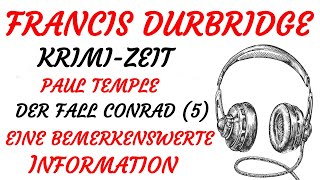 KRIMI Hörspiel  Francis Durbridge  Paul Temple  DER FALL CONRAD  Teil 56 1959  TEASER [upl. by Odille]