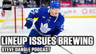 The Toronto Maple Leafs Have Some Lineup Issues Brewing  SDP [upl. by Ahnavas103]