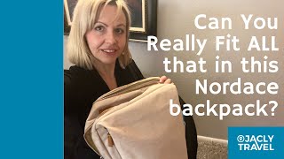 Nordace Backpack Review  Nordace Siena Review amp Packing Video [upl. by Abisia]