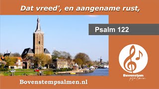 Psalm 122 vers 1 en 3 samenzang met bovenstem  Orgel Dick Slagman  Panfluit Leon Koppelman [upl. by Ruyle]