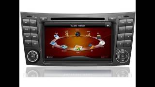 Dynavin style Mercedes Benz E Class W211 CLK W209 CLS W219 GPS DVD uses Dynavin DVBT [upl. by Akiram]