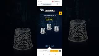 1xbet thimble game two ball trick kiwi browser par use kesy krna hay [upl. by Meekyh]