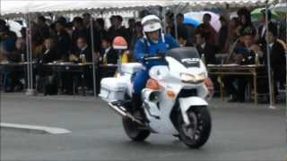 第３９回福岡県警察白バイ安全運転競技会 [upl. by Sacken]