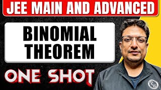 BINOMIAL THEOREM in One Shot All Concepts amp PYQs Covered  JEE Main amp Advanced [upl. by Neehar]