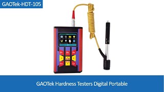 Hardness Testers Digital Portable  GAOTek [upl. by Neetsyrk]