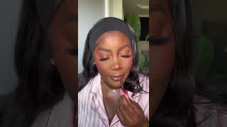 Dark skin approved 🍫 darkskinmakeup blackgirlmakeup makeupvideo makeuptutorial [upl. by Agata646]