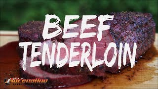 Reverse Sear Beef Tenderloin Recipe  How to cook Chateaubriand with Slow N Sear [upl. by Meggs]