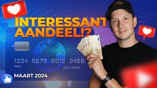 INTERESSANT AANDEEL om toe te voegen aan PORTFOLIO  Maart 2024 [upl. by Nylaras]