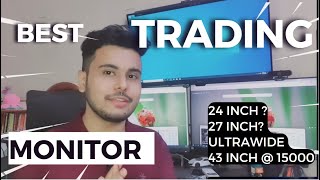 Best Monitor for Intraday Trading  24  27 Inch  43 inch Ultrawide Monitor under 15k [upl. by Enyala933]