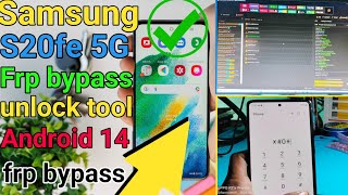 Samsung S20fe 5g frp bypass  Frp bypass android 14  unlock tool [upl. by Otte328]