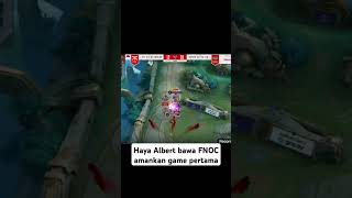 Kembalinya peforma baby alien bawa FNOC amankan game pertama🔥🔥🔥 mpl mlbb albert mobilelegends [upl. by Chiquita973]