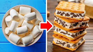 28 YUMMY IDEAS WITH MARSHMALLOW  5Minute Recipes to Impress Your Guests [upl. by Arno]