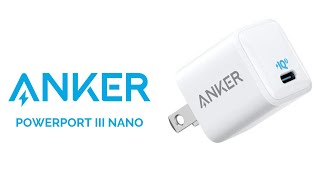 ANKER PowerPort III Nano  Unboxing and First Look [upl. by Tuorah]