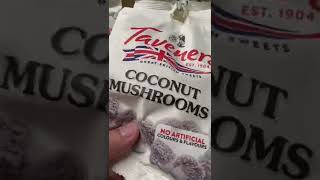 Taveners Coconut Mushrooms shorts sweets chocolate british [upl. by Sirovart]