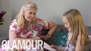 Sprinkle of Glitter Louise Pentland exclusive interview by 9 Year Old Girl  Glamour UK [upl. by Till225]