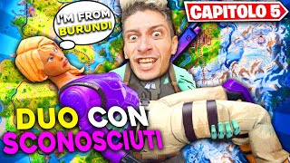 GIOCO le DUO con SCONOSCIUTI nel CAPITOLO 5 di FORTNITE [upl. by Kellen167]