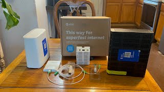 How to install AtampT uverse fiber self installs kit bwg320 500 guide att atampt [upl. by Cornelius113]