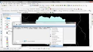 Parametros generales de la cuenca con arcgis [upl. by Ciro]