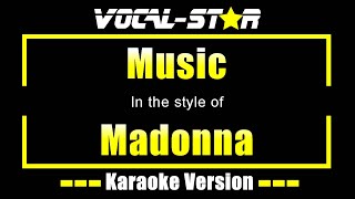 Music Karaoke  Madonna Karaoke Version [upl. by Adiahs]