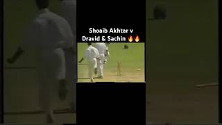 Shoaib Akhtar Vs Dravid amp Sachin [upl. by Eihcir]