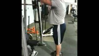 Eliteftscom  Exercise Index Standing Ab Crunches [upl. by Kolnos916]