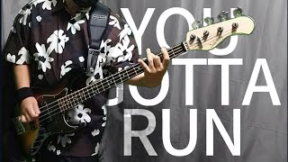 ◤short ver◢ LArcenCiel  YOU GOTTA RUN bass cover [upl. by Livvyy497]