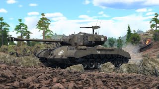 War Thunder USA  M26 Pershing Gameplay 1440p 60FPS [upl. by Belldas]