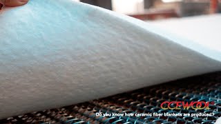 Do you know how ceramic fiber blankets are produced [upl. by Ahsakat]