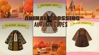 Animal Crossing Autumn Codes featuring paths [upl. by Akitahs]