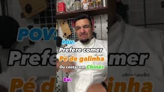 Pé de Galinha NÃO humor culinaria chefdecozinha [upl. by Elynad954]